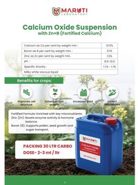 Calcium Oxide Suspension with Zn+B (Fortified Calcium)