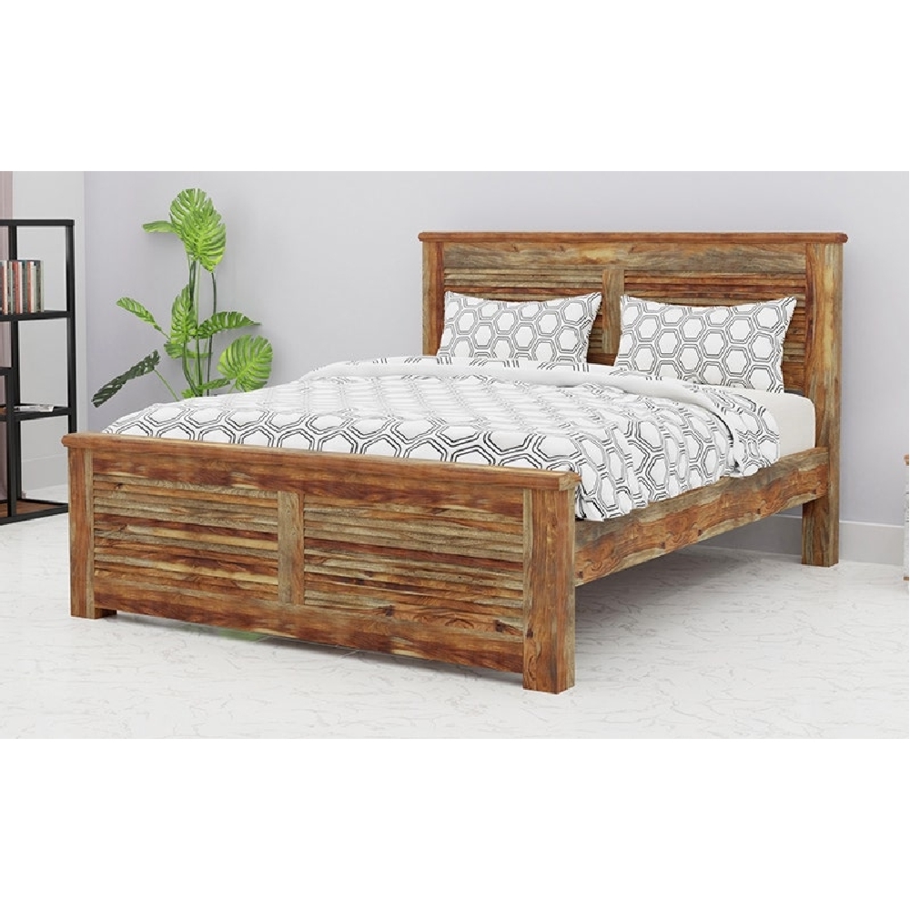 Royaloak Amber Wooden Queen Bed - Bd20156005-5 - Assembly: Carpenter Assembly