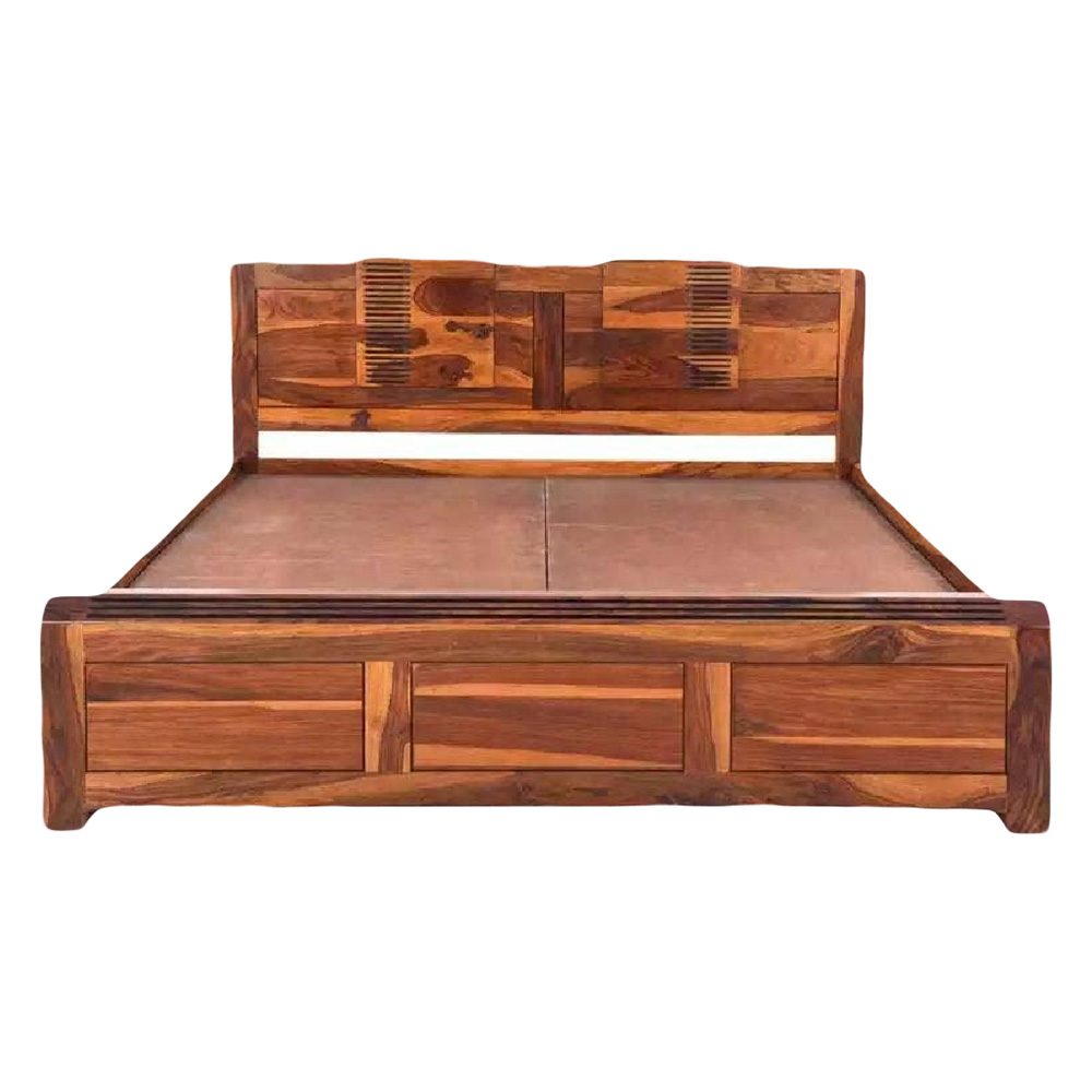 Royaloak Chola King Size Bed In Sheesham Wood - Bd20156003-6 - Assembly: Carpenter Assembly