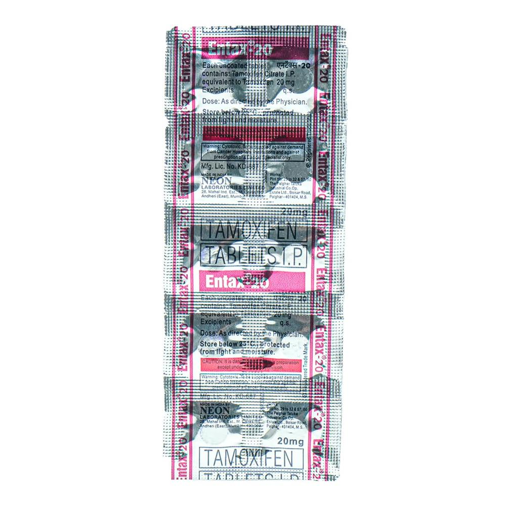 Entax-20 Tamoxifen 20mg Tablet