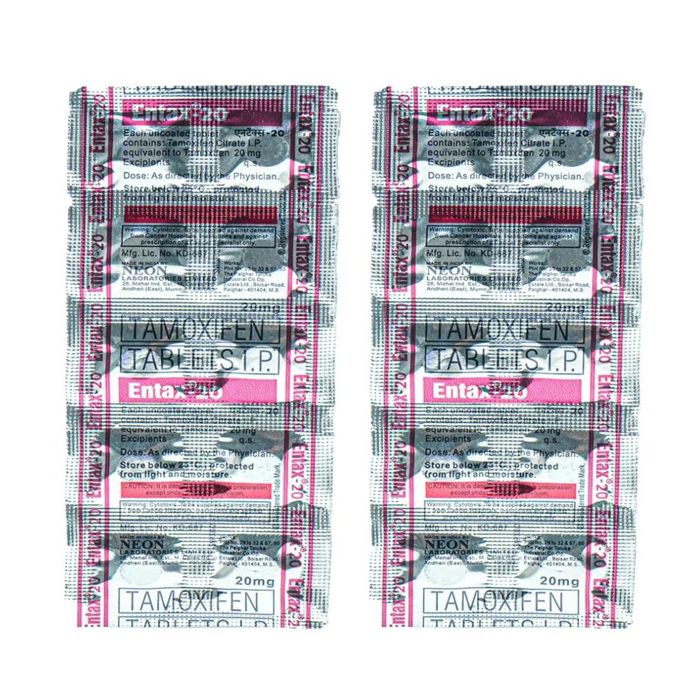 Entax-20 Tamoxifen 20mg Tablet