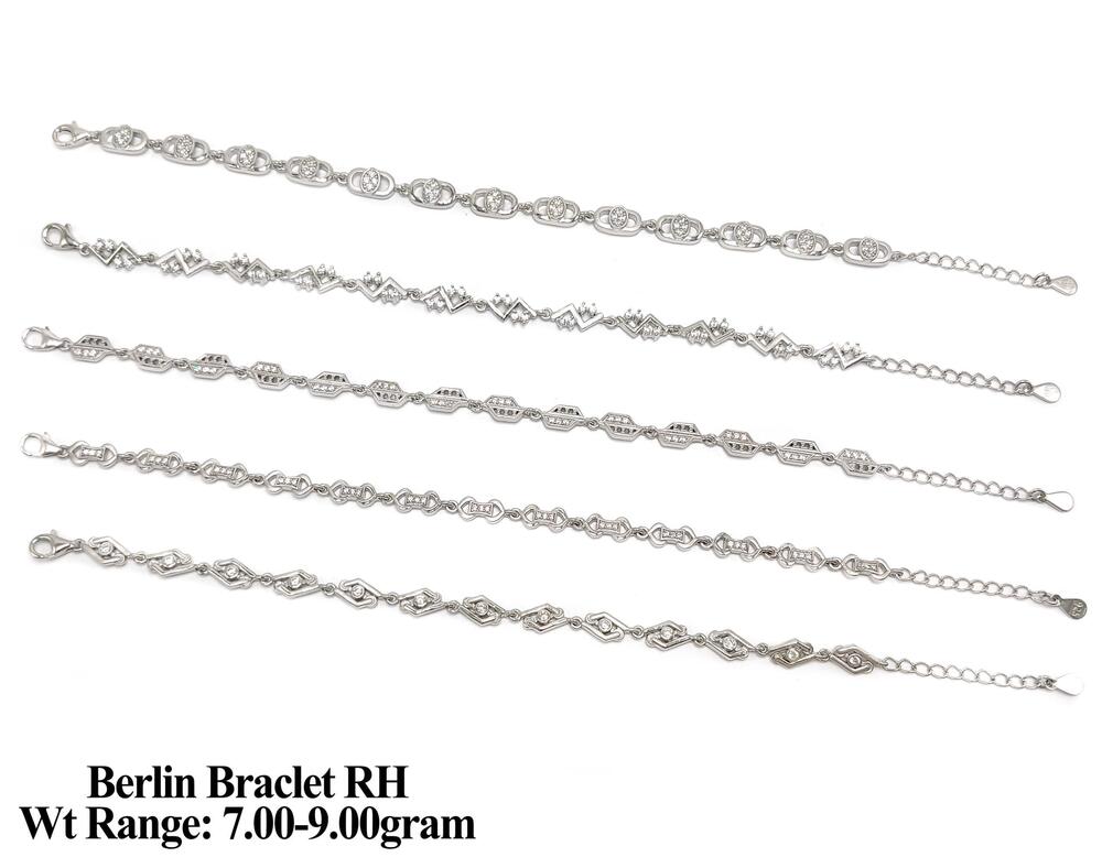 92.5 Silver Berlin Braclet RH