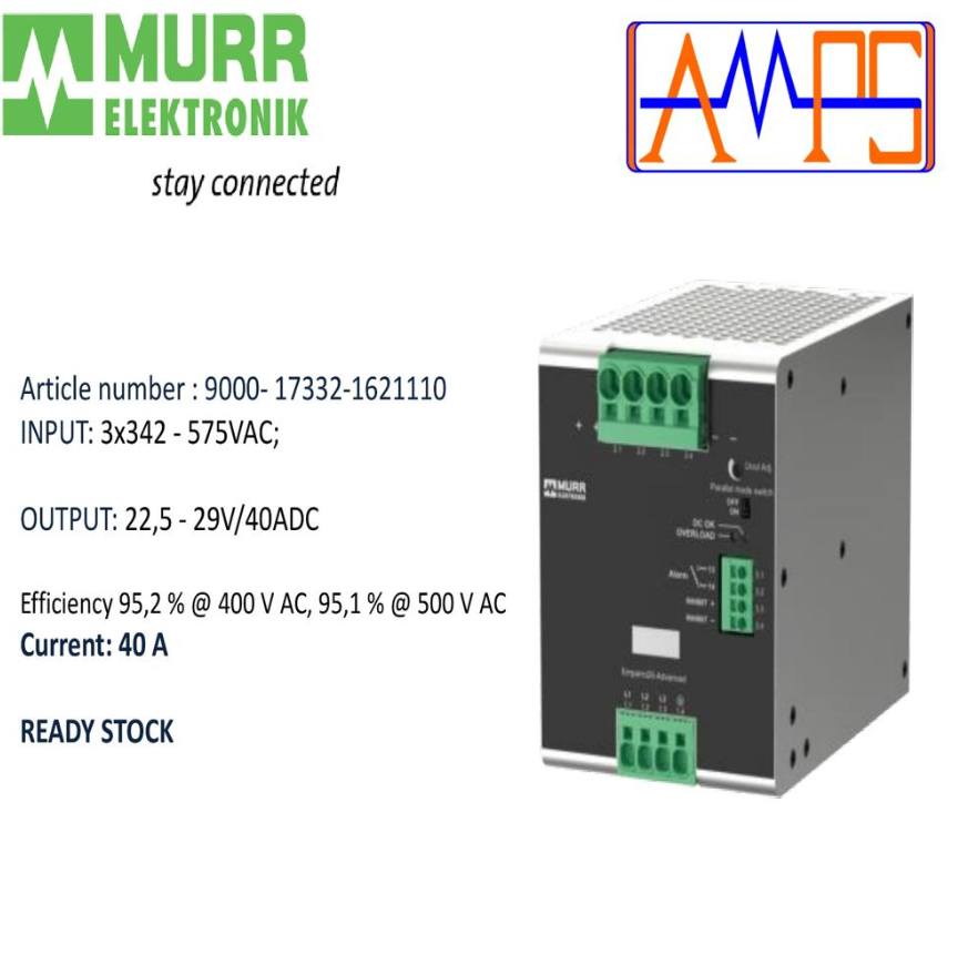 Murr 85133 Smps - Application: Industrial
