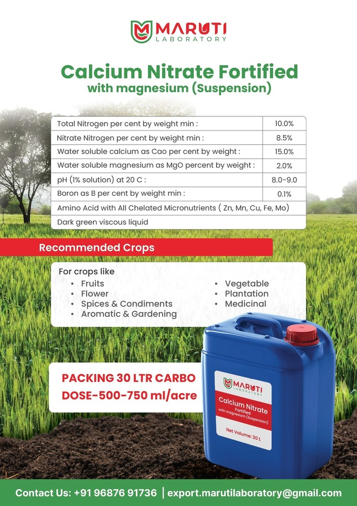 Calcium nitrate fortified with magnesium (Suspension)