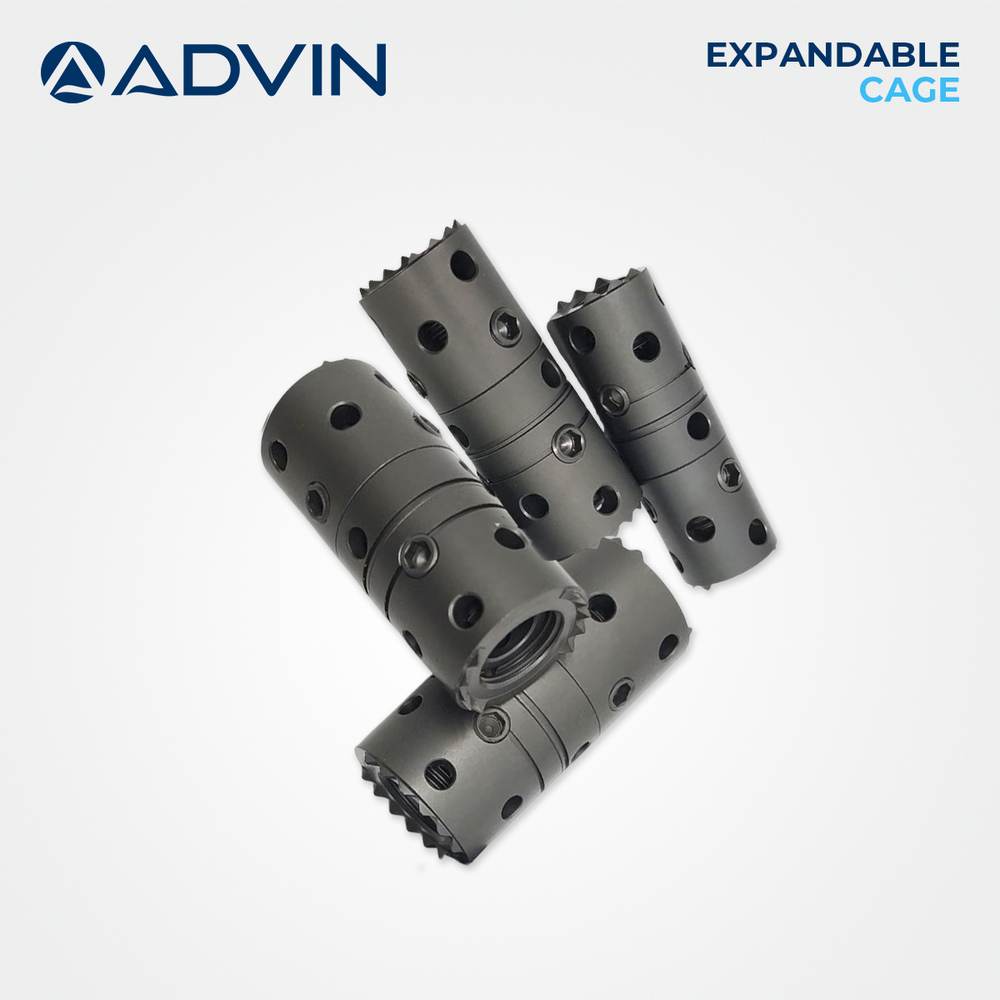 Expandable Cage - Adjustable Mechanism, Durable Material | Minimally Invasive Design, Promotes Natural Bone Fusion