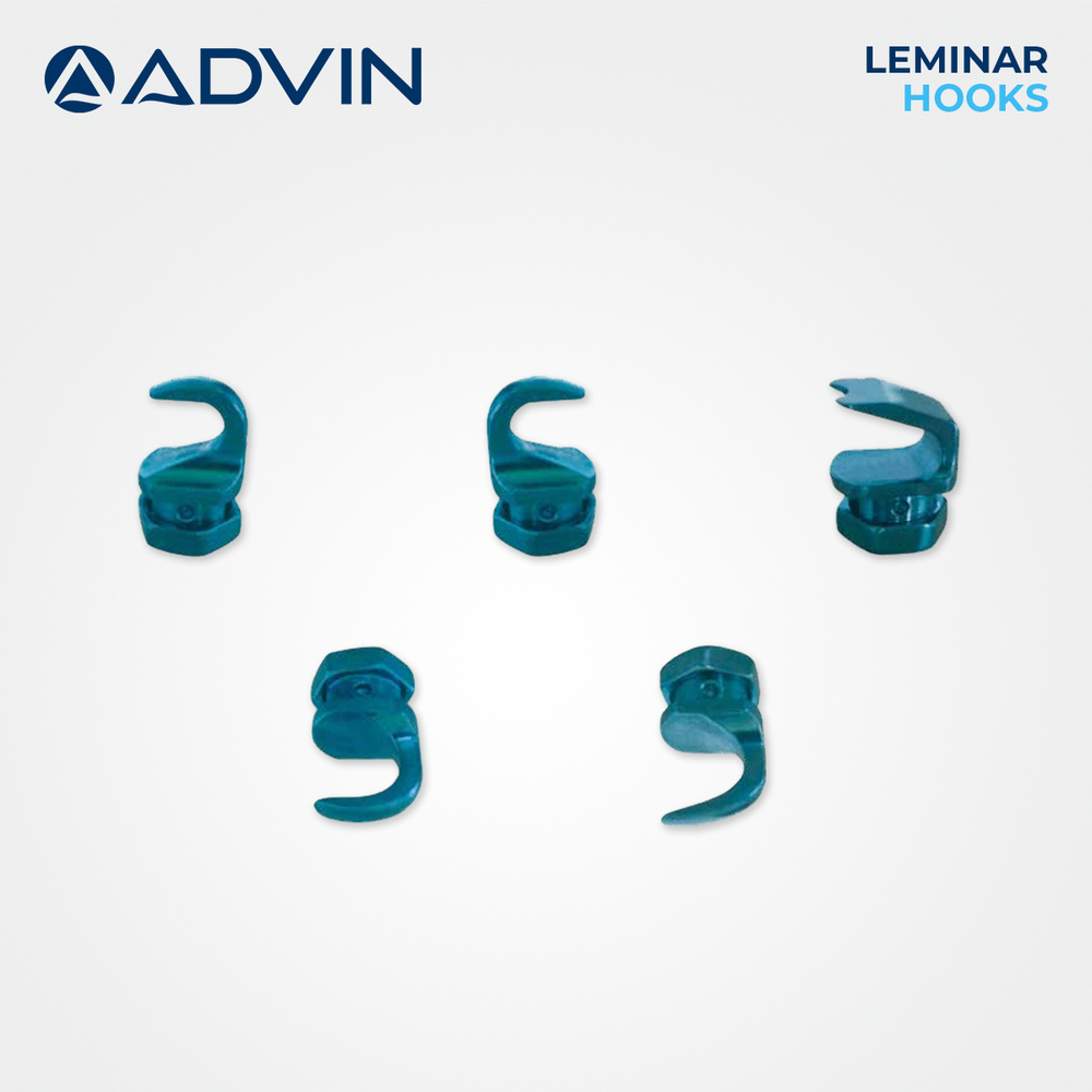 Laminar Hooks - High-strength Corrosion-resistant Material, Anatomically Contoured Shape For Precise Fit & Smooth Surface Finish For Reduced Tissue Irritation