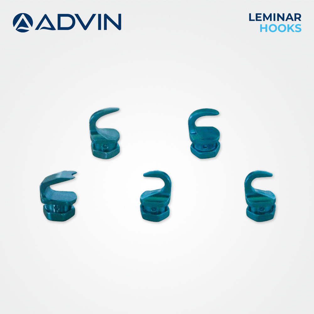 Laminar Hooks - High-strength Corrosion-resistant Material, Anatomically Contoured Shape For Precise Fit & Smooth Surface Finish For Reduced Tissue Irritation