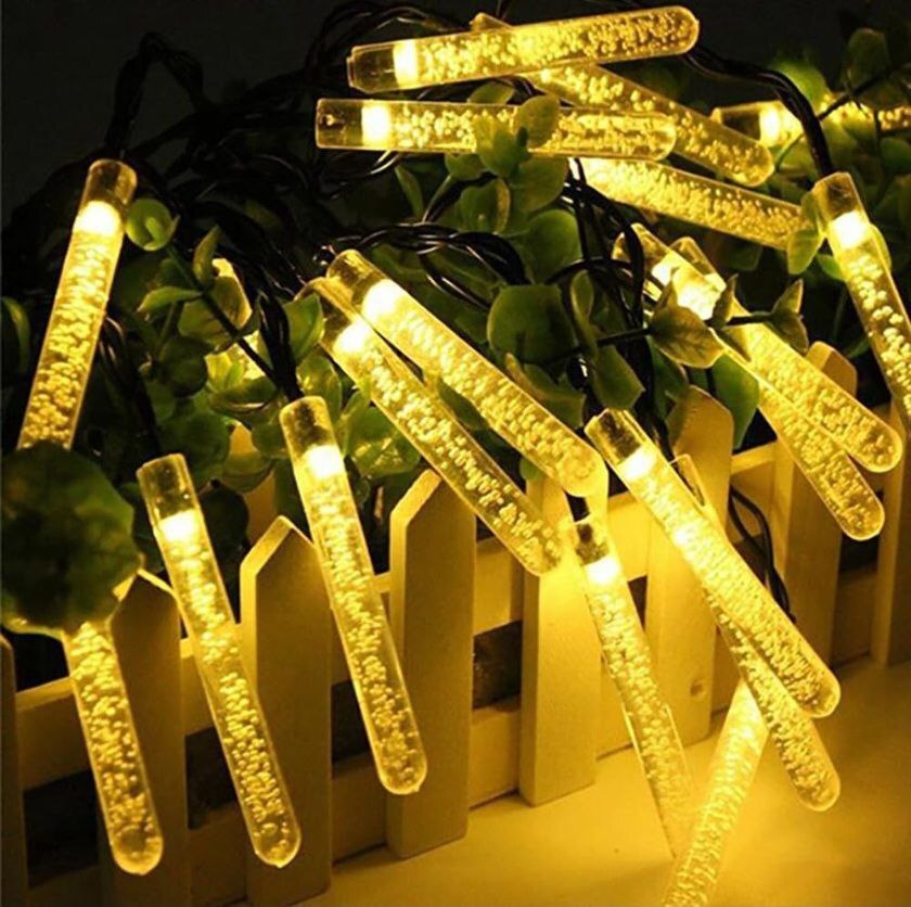 20 Led Decorative String Light Yellow - Power Source: Electric