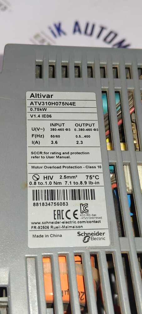 Schneider Atv310h075n4e