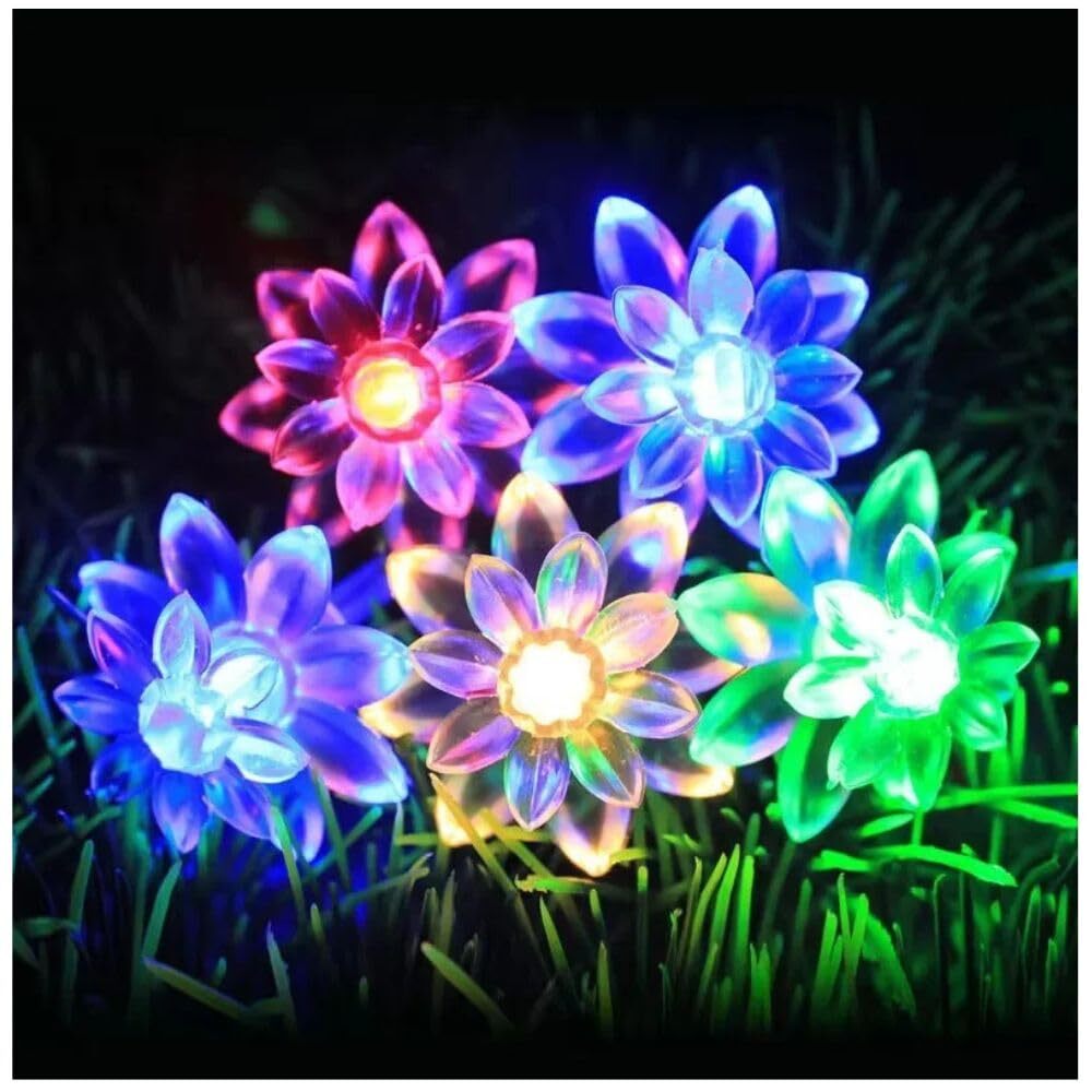 Double Lotus LED String Light multi
