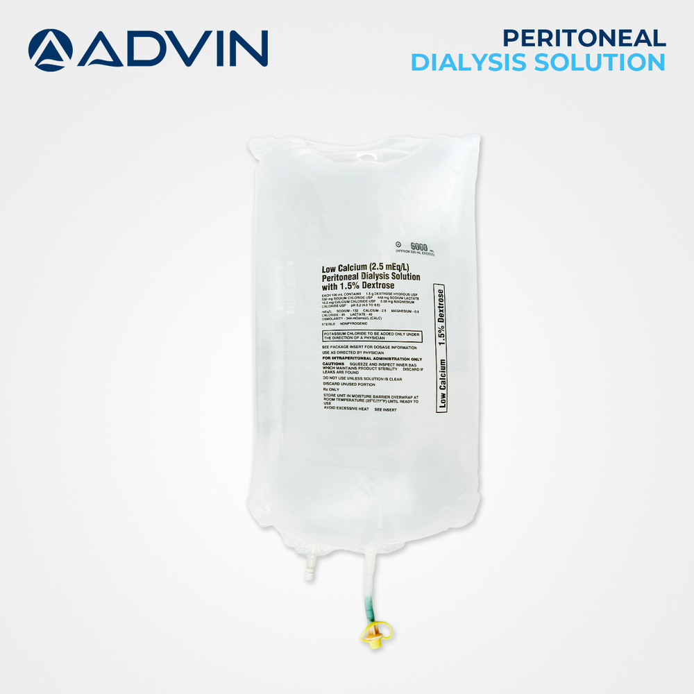 Peritoneal Dialysis Solution - Sodium Chloride Injection 0.9%, Non-pyrogenic, Sterile Single Dose Container For Fluid Replacement And Irrigation