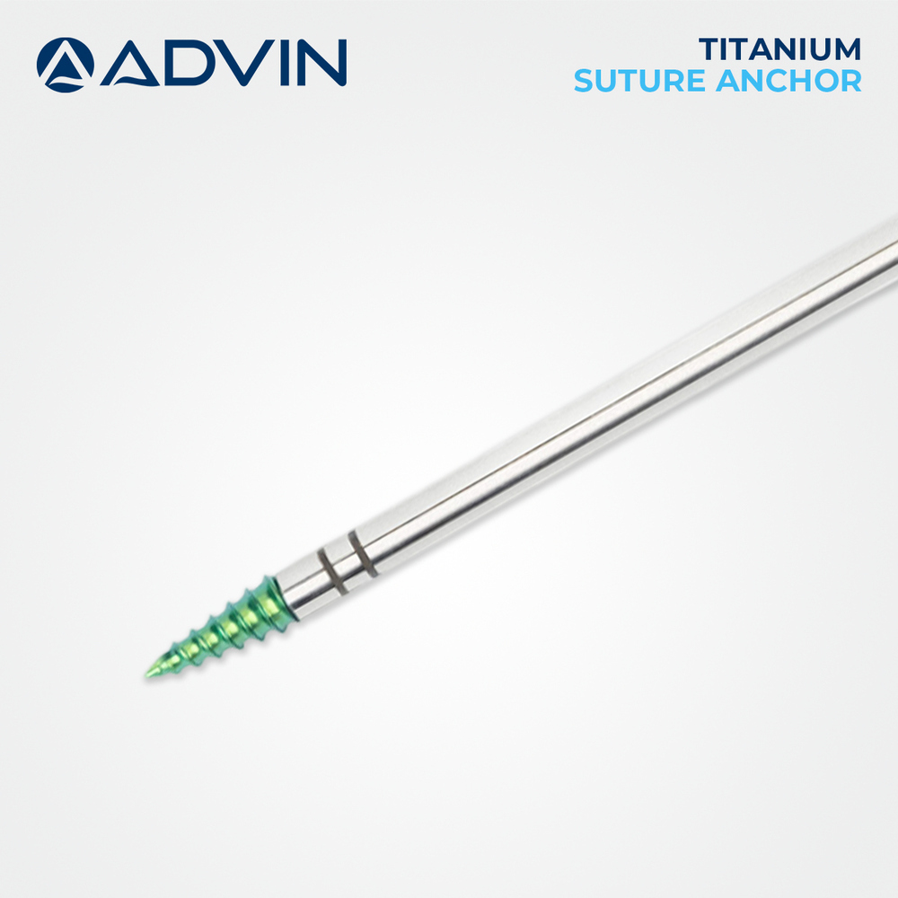Shoulder Instability - Titanium Suture Anchor - Medical-grade Titanium, Lightweight Design For Enhanced Comfort, Biocompatible For Reduced Reactions
