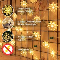 14 Led Double Lotus String Light