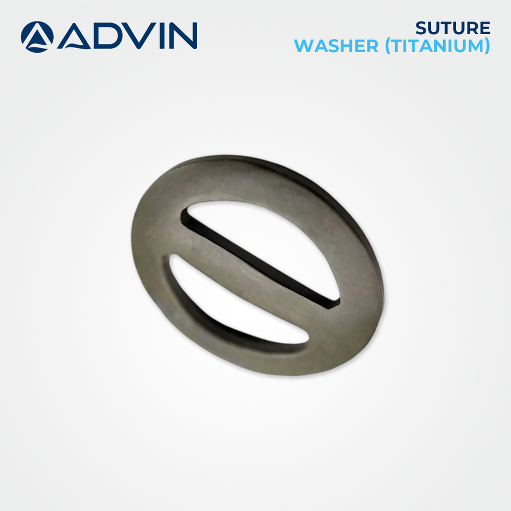 Suture Washer (Titanium) - Biocompatible Titanium, Lightweight And Strong | Corrosion-resistant, Effective Suture Support For Orthopedic Procedures