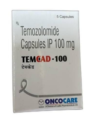 Temozolamide 100 mg capsules