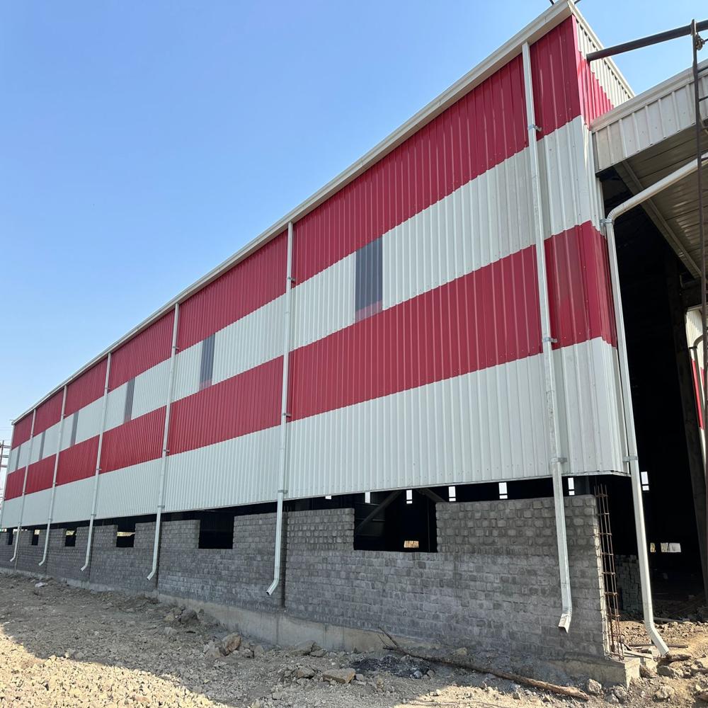 Industrial Peb Shed Peb Warehouse Shed - Color: Grey