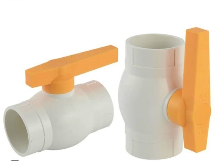 Apex Upvc Ball Valve - Color: Yellow