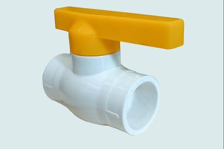 Apex Upvc Ball Valve - Color: Yellow