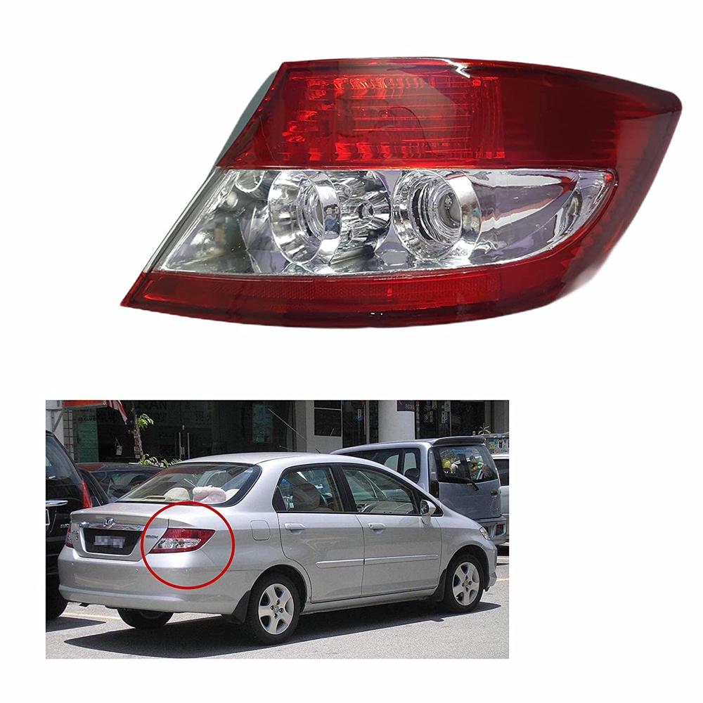 K D Tail Light/back Light Assembly For Honda City Type- 3 (2003-2006) - Body Material: Plastic