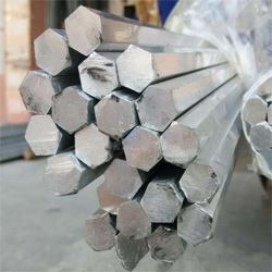 310 Stainless Steel Hex Bar - Color: Silver