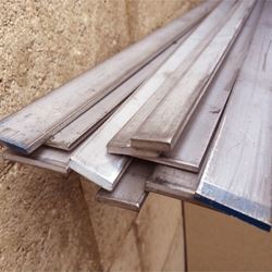 316 Stainless Steel Flat Bar - Color: Silver