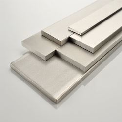 310 Stainless Steel Flat Bar - Color: Silver