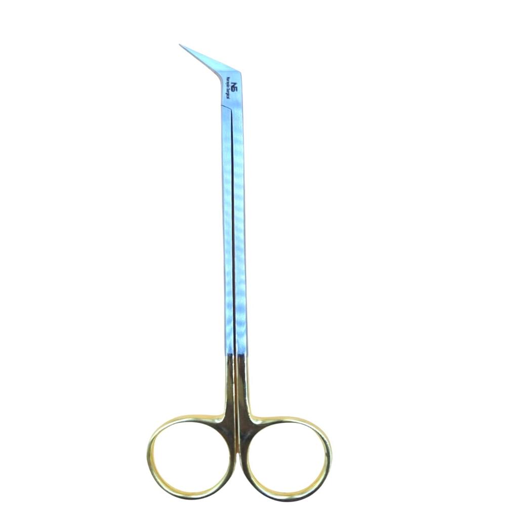 TC Dietrich Potts Scissor - Stainless Steel, 8 Inches Length, Silver Color | Angled Micro-Fine Blades, Ergonomic Handle, Autoclavable Design
