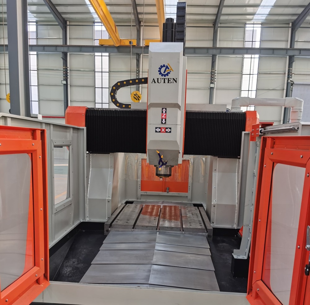 High Speed Cnc Plate Gantry Drilling And Milling Machine With Core Motor & Plc Components For Sale - Warranty: Yes