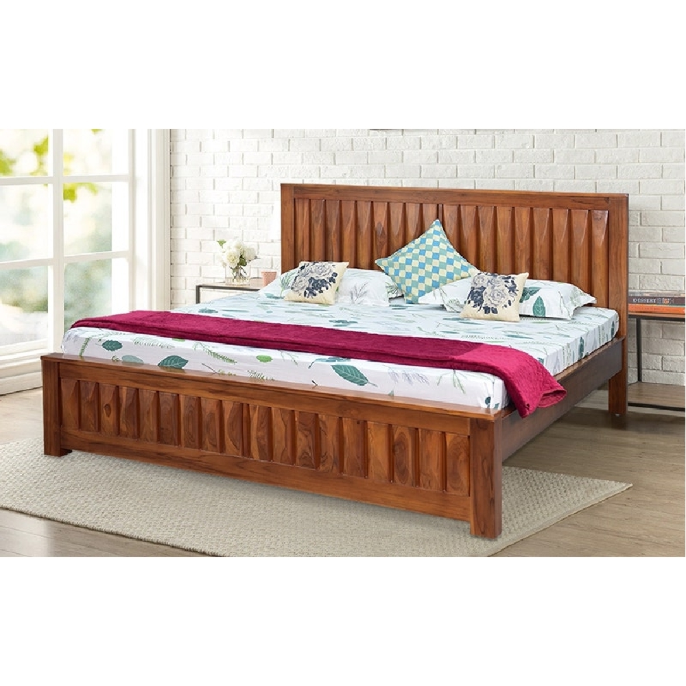 Royaloak Charger Wooden Queen Bed - Bd1906-5 - Assembly: Carpenter Assembly