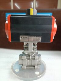 Screwed End Pneumatic Actuator Valve