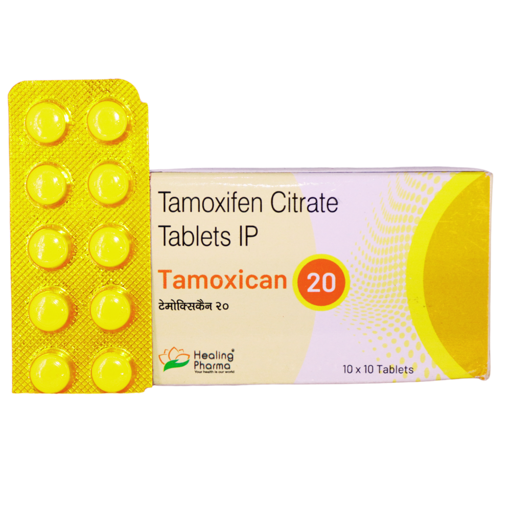 Tamoxican-20 Tamoxifen 20mg Tablets - Origin: India