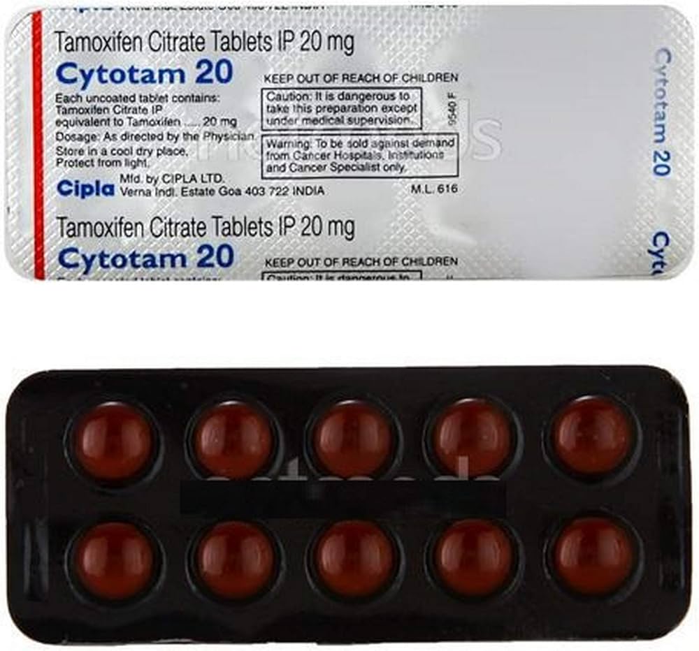 Cytotam 20 Mg Tamoxifen Citrate Tablet - Origin: India