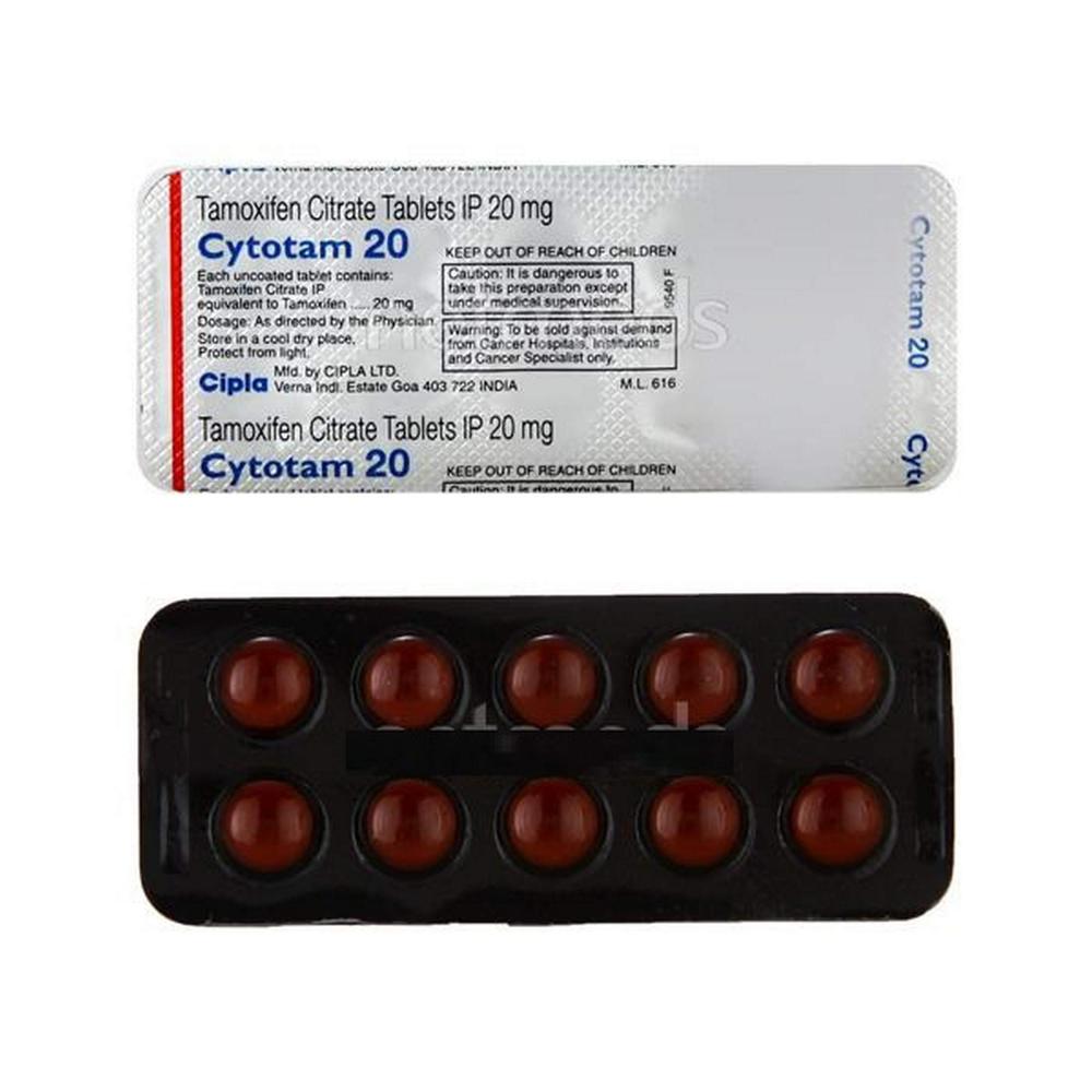 Cytotam 20 Mg Tamoxifen Citrate Tablet