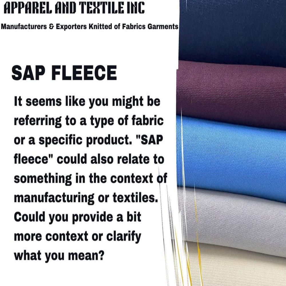 Sap Fleece Fabric - Application: Track Suit