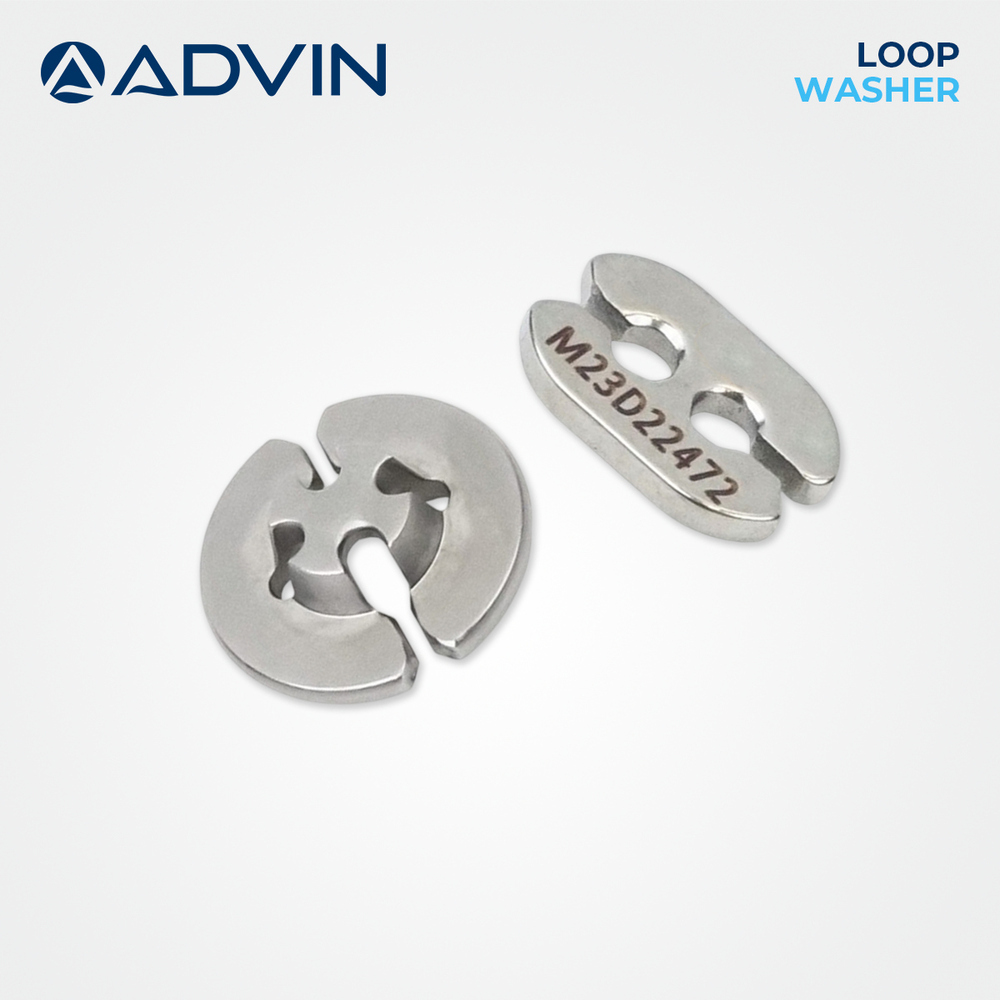 Loop Washer - Two-piece Implant With Large Button Design | Adjustable Loop For Stable Graft Fixation In All-inside Acl Techniques