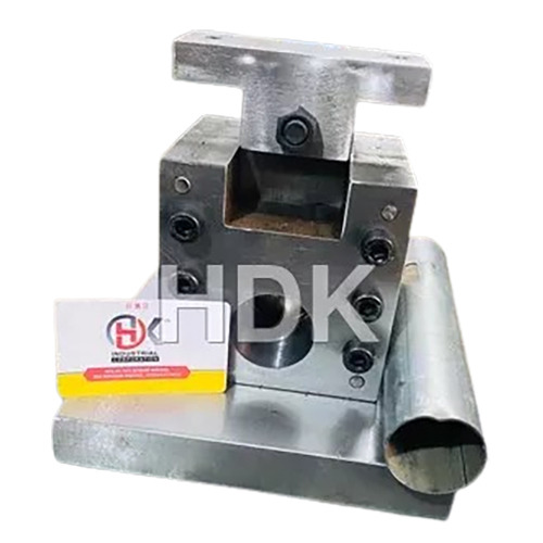 Round Pipe Cutting Die - Color: Silver