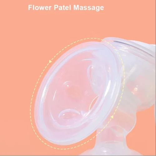 5 Inch Manual Breast Pump - Color: White