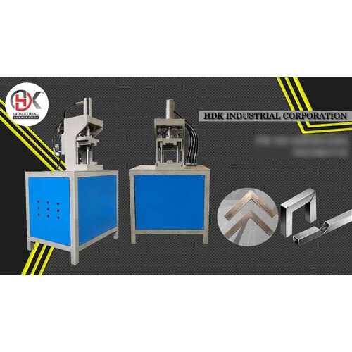 Square Pipe Notching Machine - Color: Blue