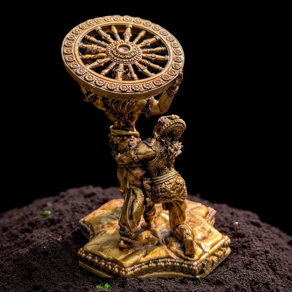 Mahabharat Krishna with Arjun Statue