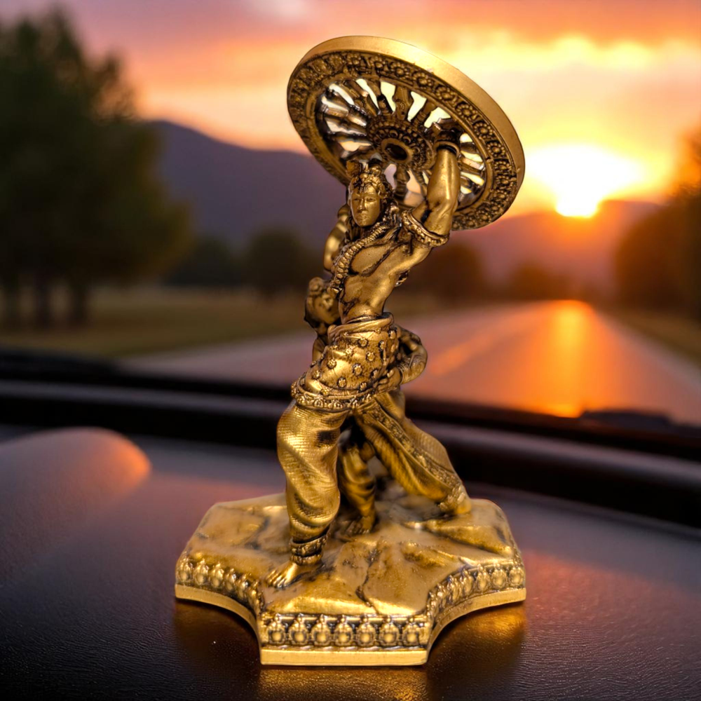 Mahabharat Krishna with Arjun Statue