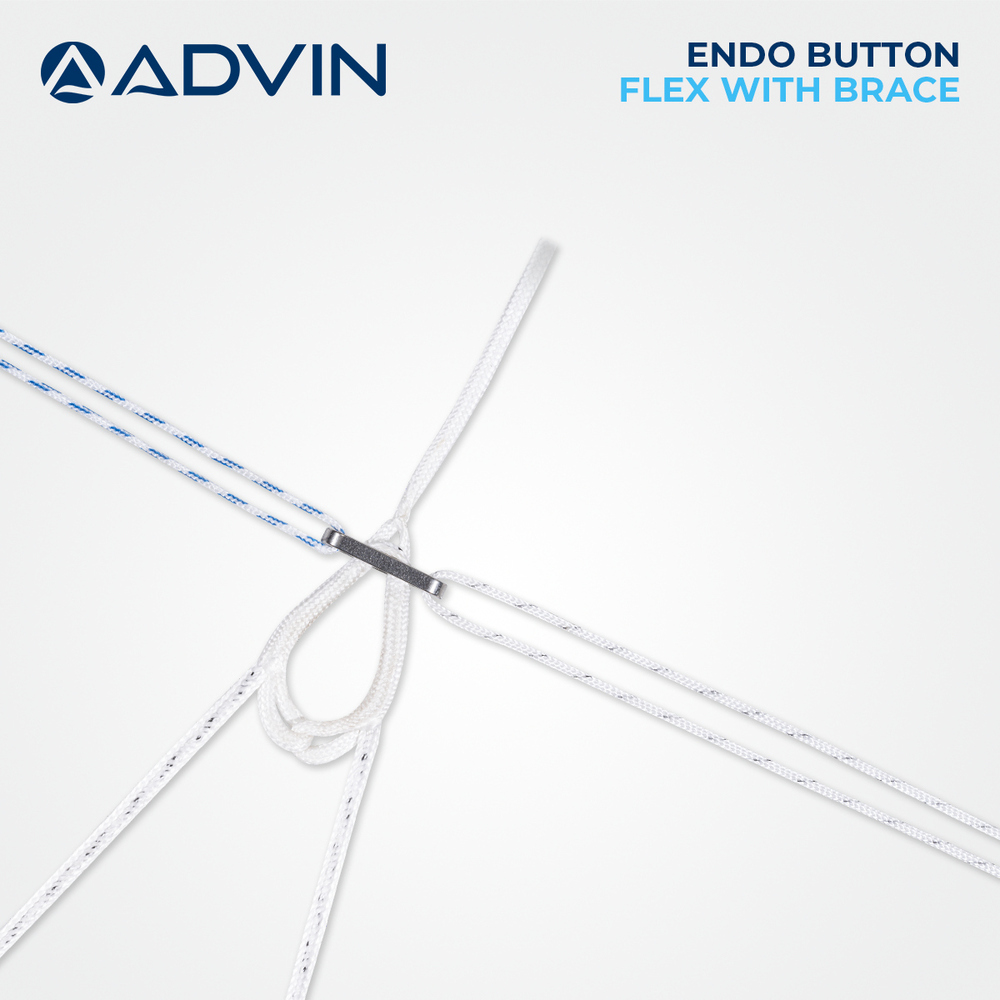 Endo Button Flex With Brace - Titanium Alloy, Non-traditional Graft Connector, Enhanced Fixation Strength, Stress Reduction And Minimal Invasion