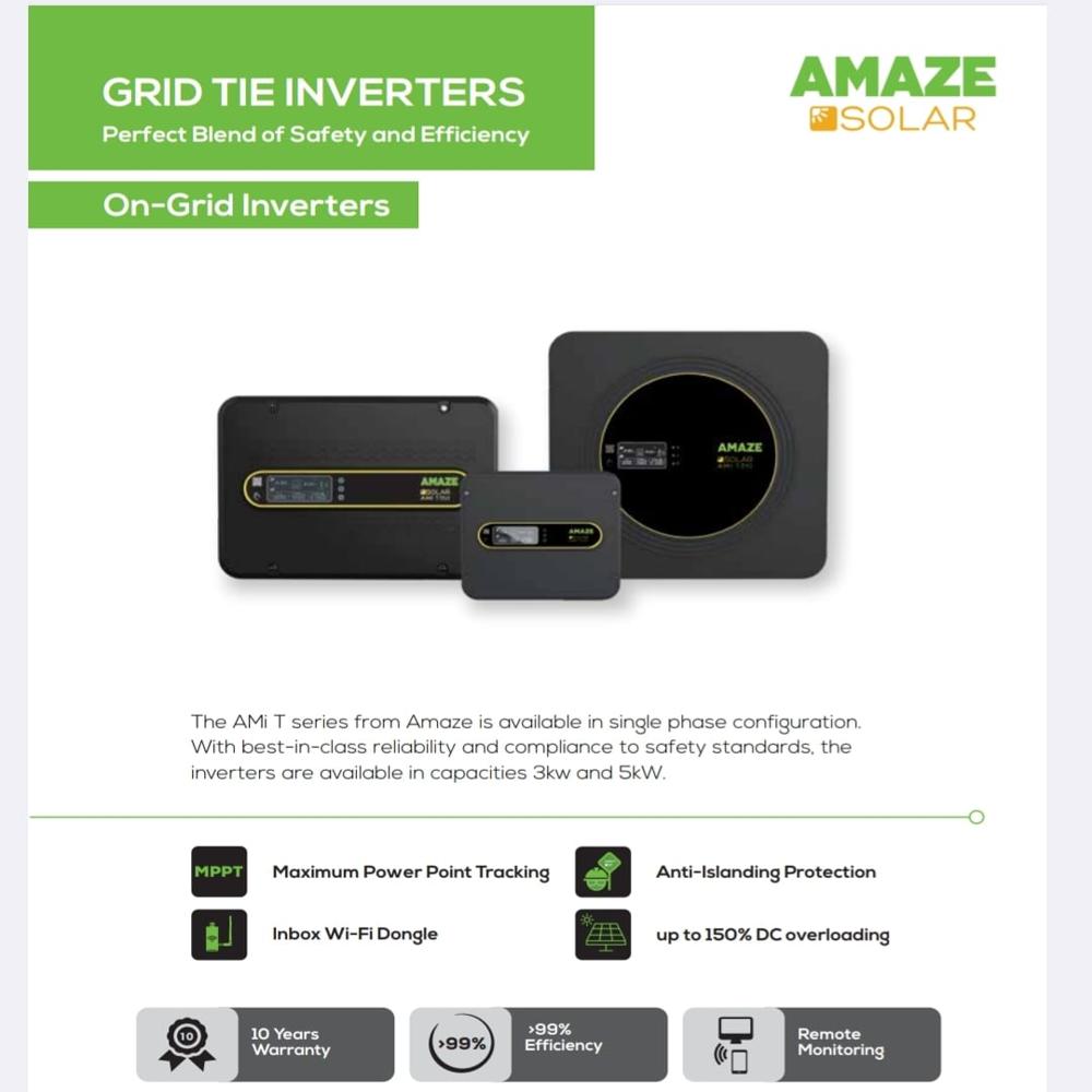 Amaze 3kw Single Phase Inverter