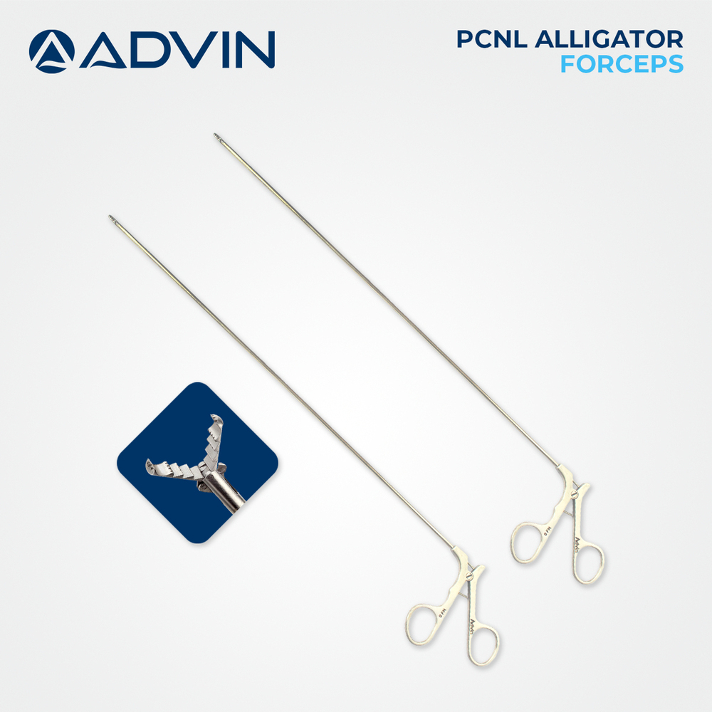Urology Pcnl Forceps Advin - Medical-grade Stainless Steel, Ergonomic Design With Strong Grip | Precision Handling, Smooth Edges, Autoclavable
