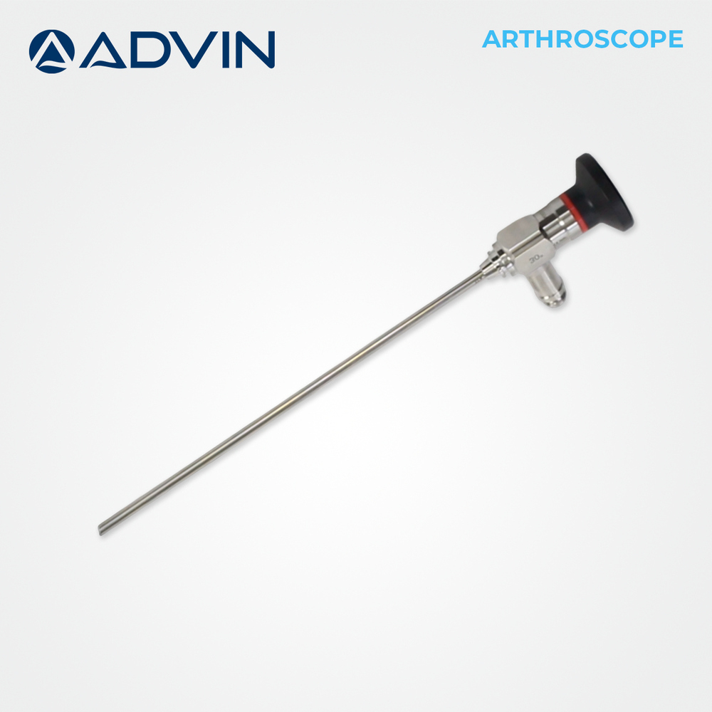Arthroscope - 4mm | High Definition Hysteroscope, Fiber-light-guide, Anti-reflective Optical System, Autoclavable, Uniform Brightness