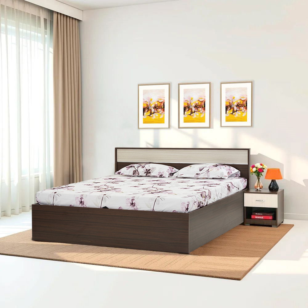Royaloak Baleno Queen Bed With Hydraulic Storage - Bd20202201-5Sh - Assembly: Carpenter Assembly