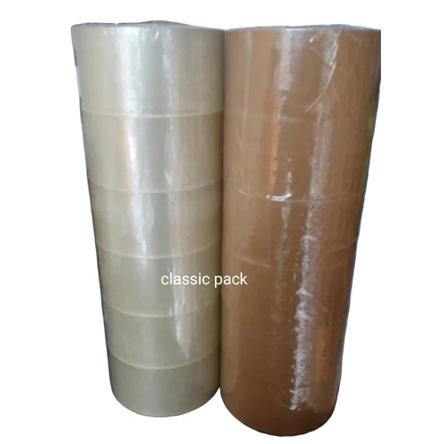 Bopp Packing Tapes - Biaxially Oriented Polypropylene, 4 Inch Wide X 100 Meters Long | Transparent Design For Secure Packaging And Versatile Applications