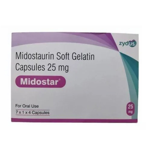 25Mg Midostaurin Soft Gelatin Capsules - Drug Type: General Medicines