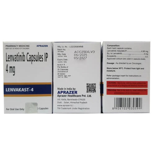 4Mg Lenvatinib Capsules - Dosage Form: 4 Mg