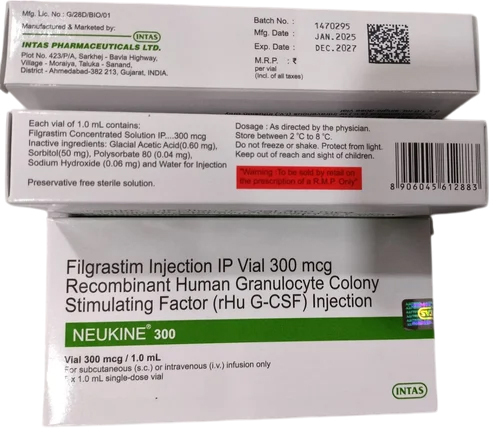 300Mg Filgrastim Medicines - Origin: India