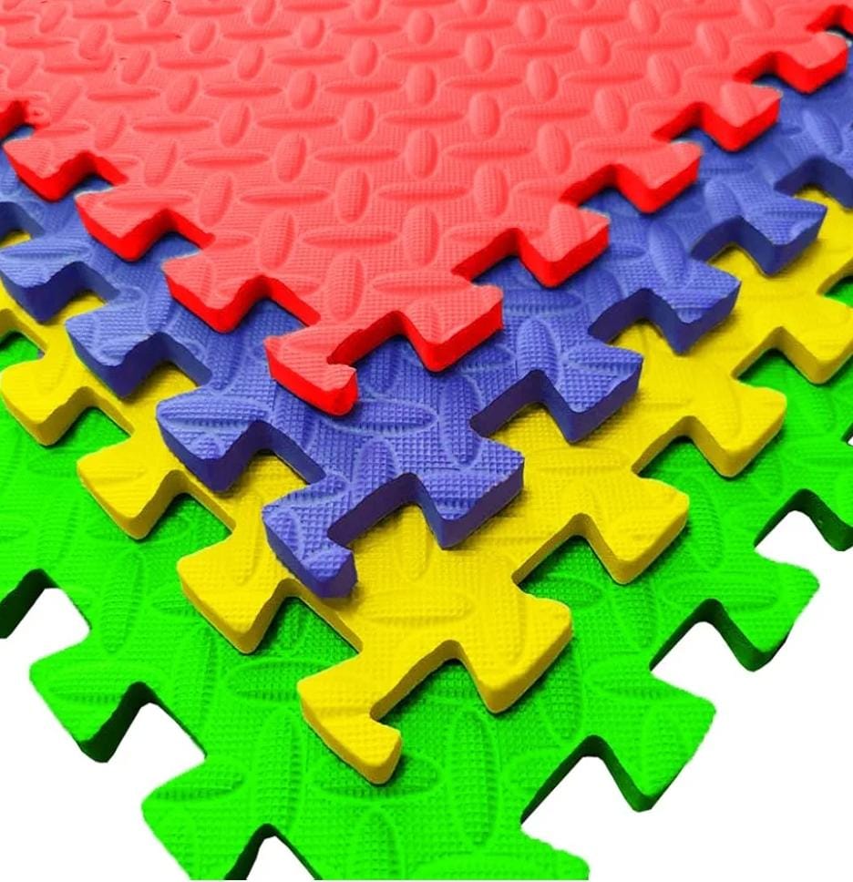 Eva Interlocking Mats - Back Material: Rubber Tpr
